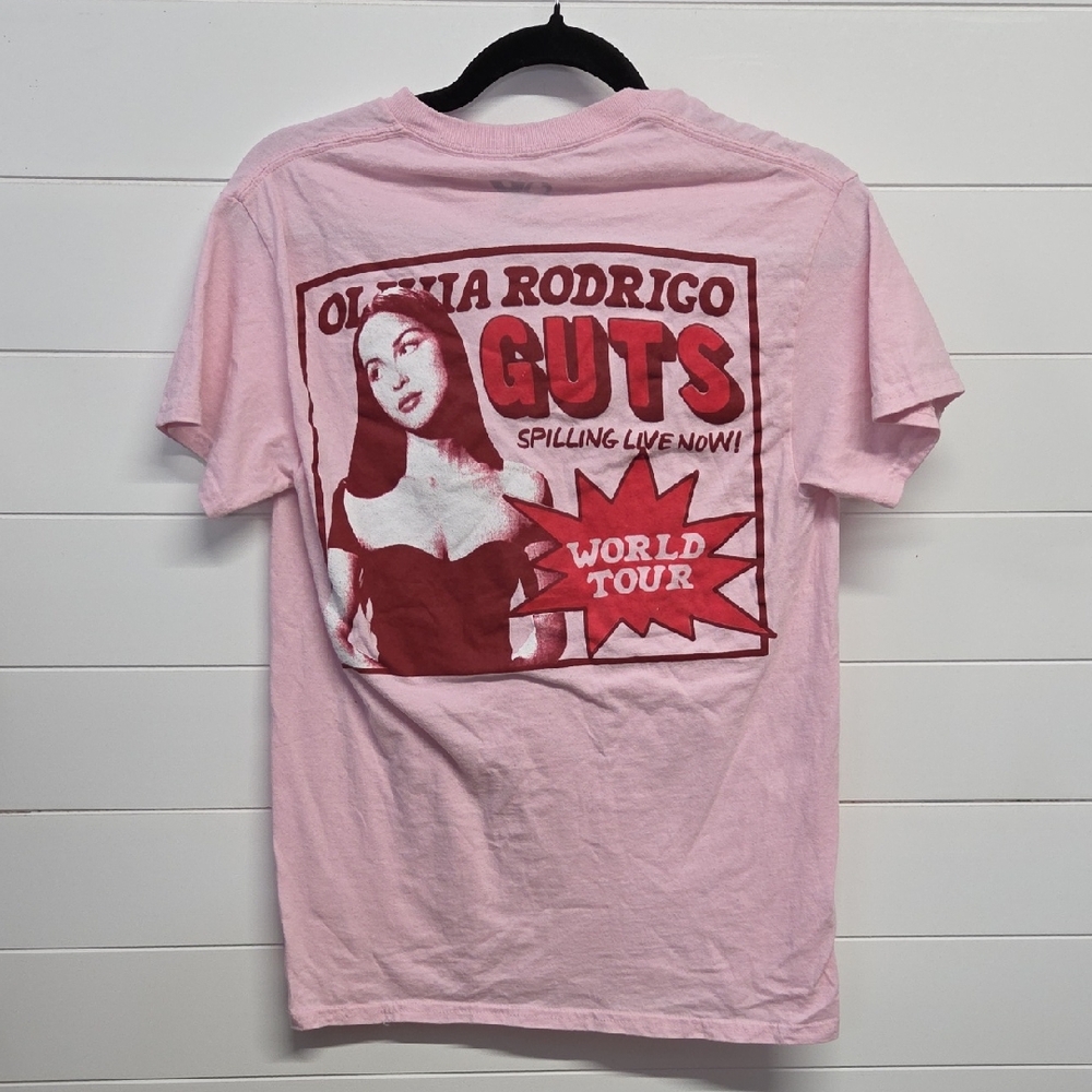 Olivia Rodrigo Guts Spilling Live Now World Tour T Shirt Womens Size Small